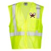 Unisex Single Pocket Zipper Mesh Vest Thumbnail